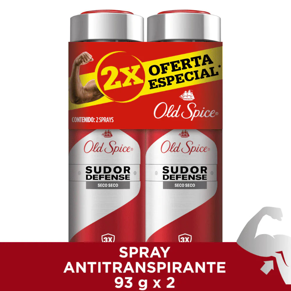 2 Desodorante   Old Space Spray.SECO 93 gr