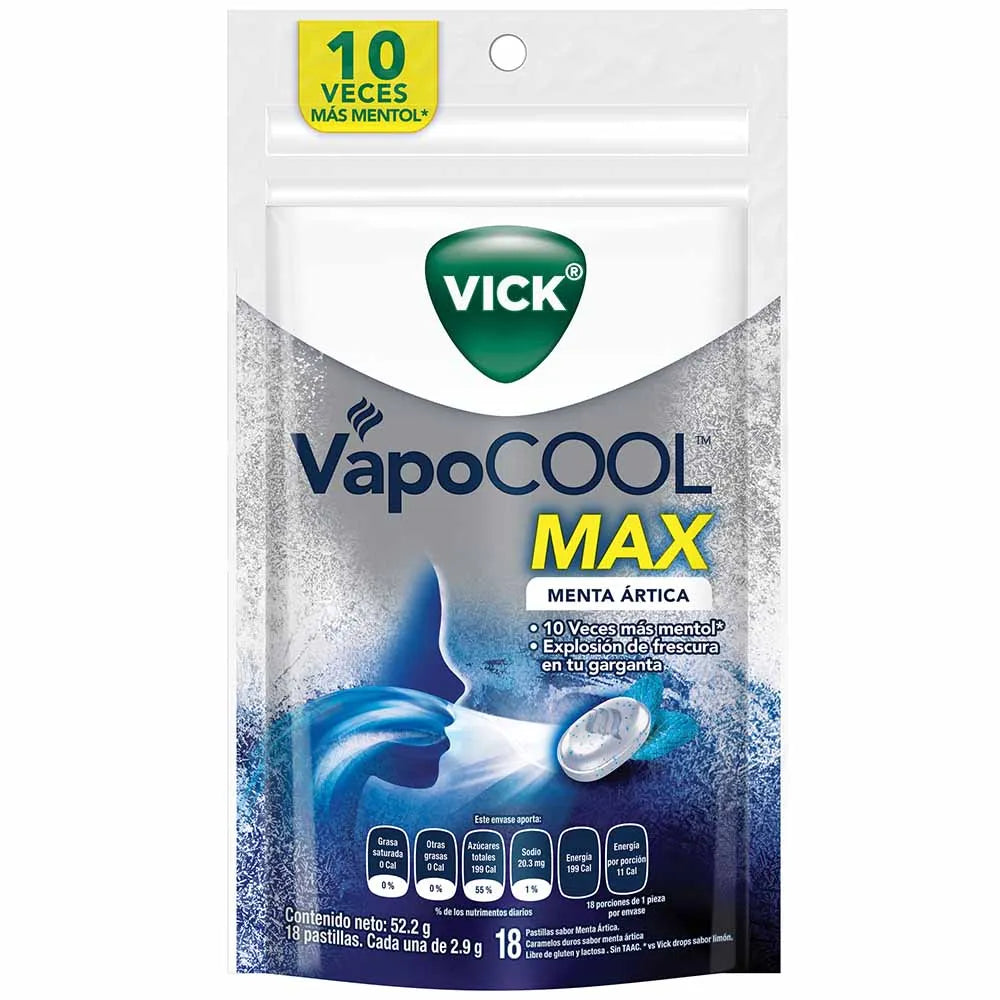 Vapocool Max Masticable X 18 Unidad