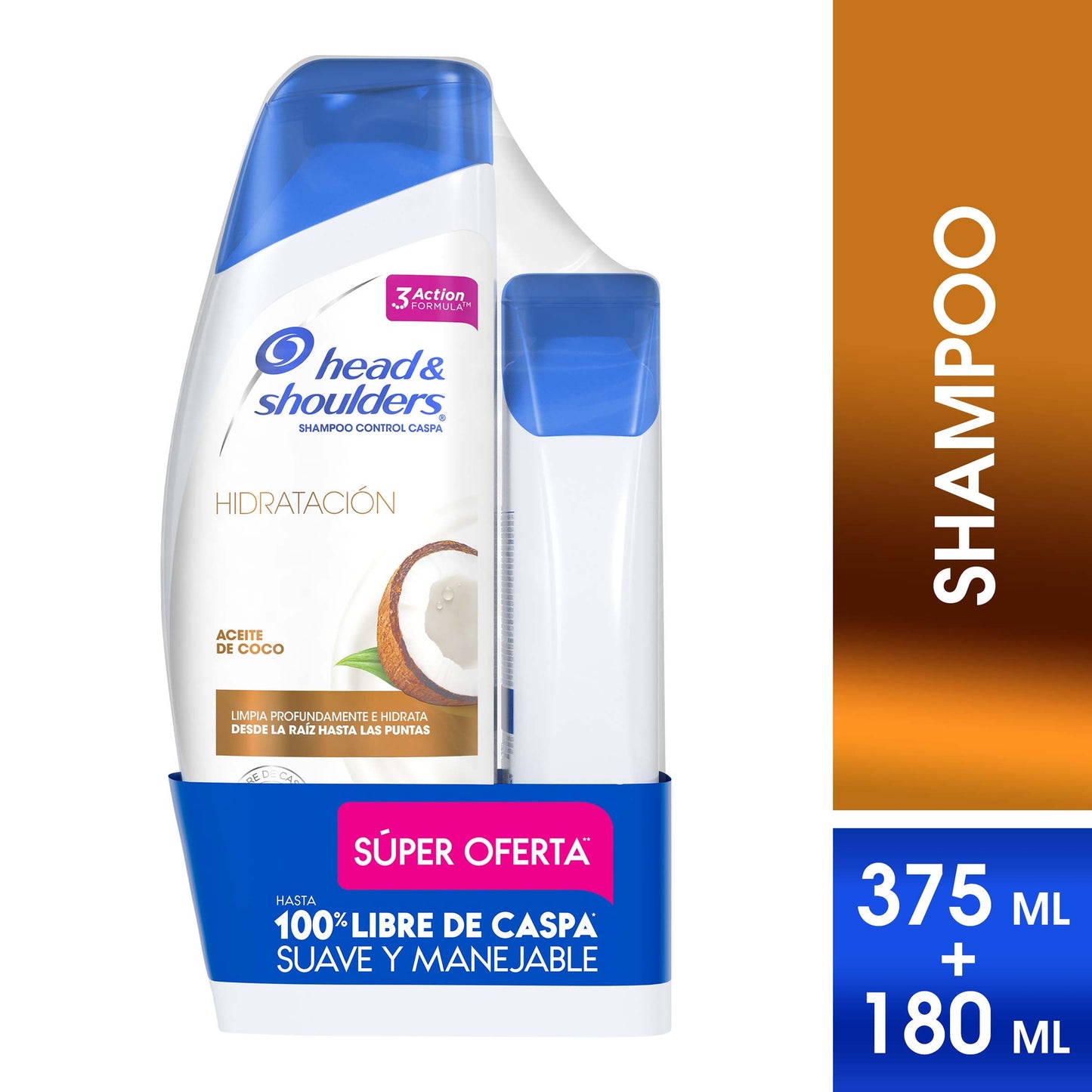 Shampoohead-sh.hid.a.coc 375ml+ch.180ml S.o