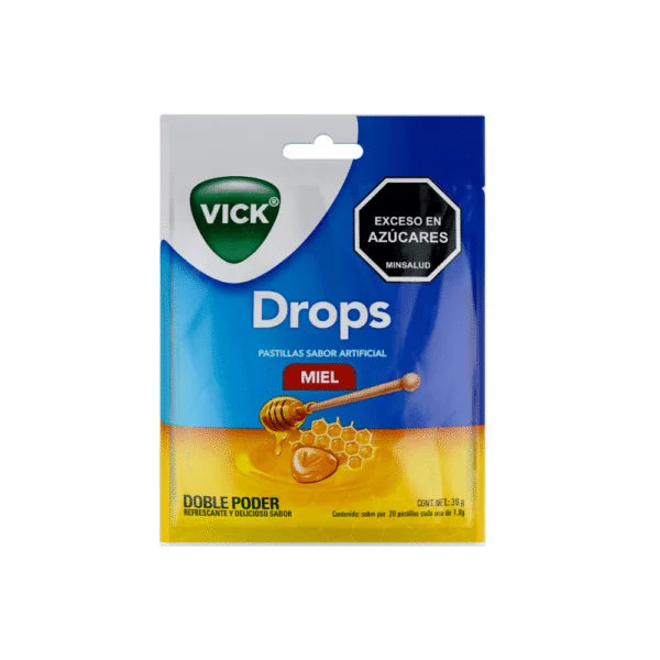 Vick Miel Drops 20 Pastillas 5Sbs