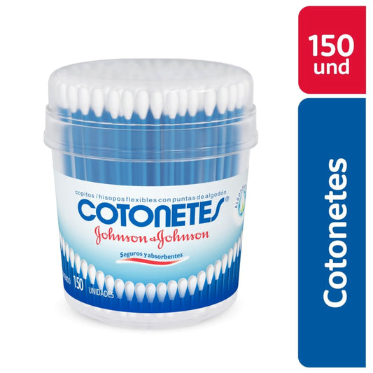 Copitos Cotonetes Johnson's Baby 150 Unidades
