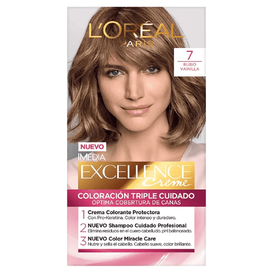 Excellence CremaE Kit 7 Rubio Vainilla