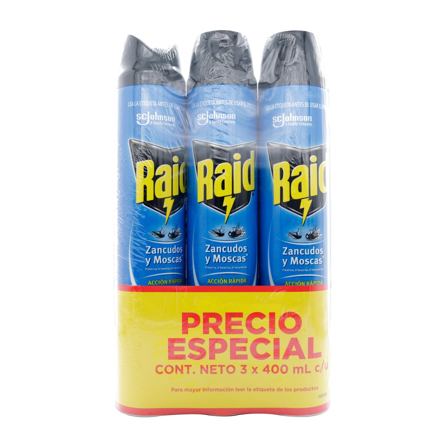 3 Raid Eliminavoladores 400 ml