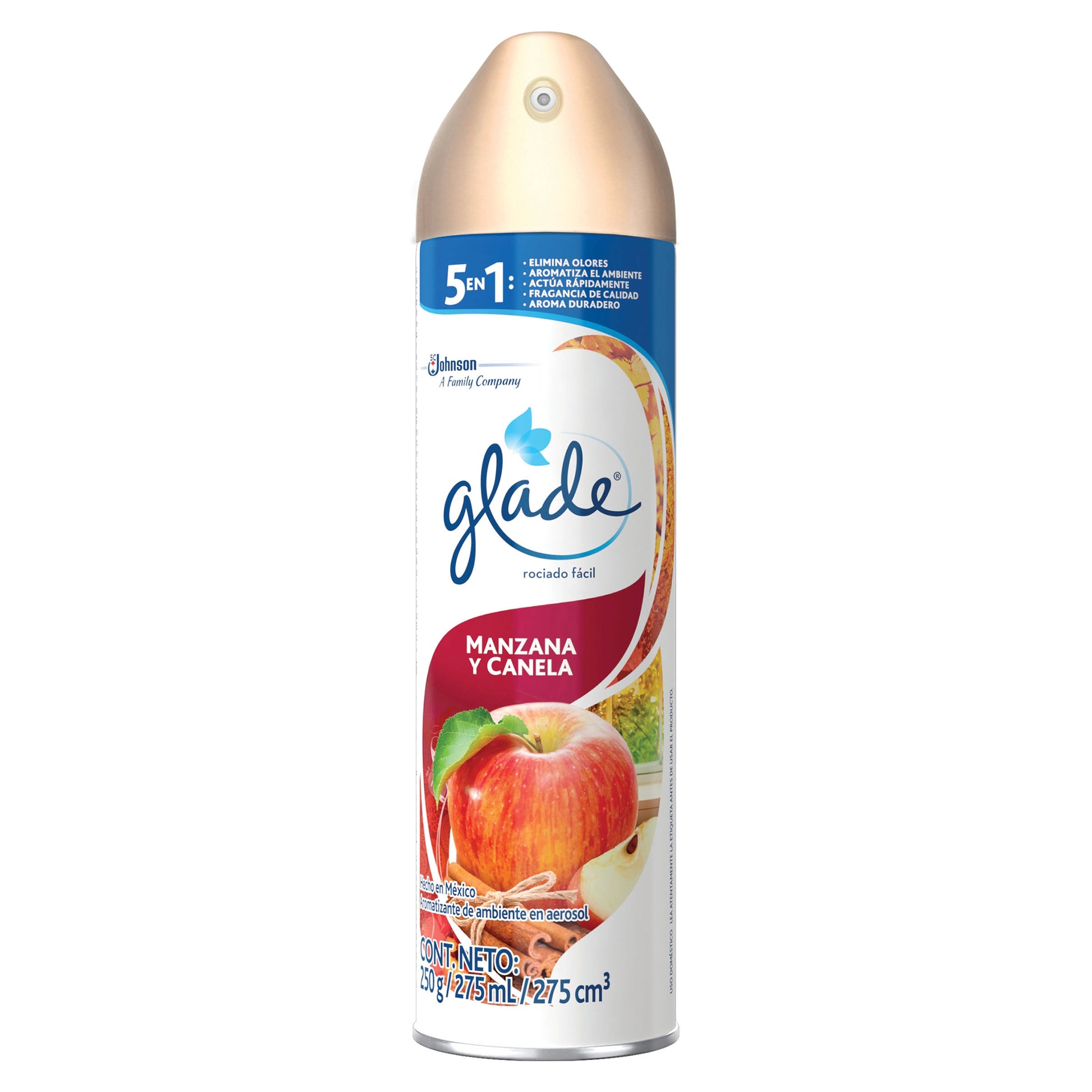 Ambientador  .glade Spray Man.cane 250gr275 ml