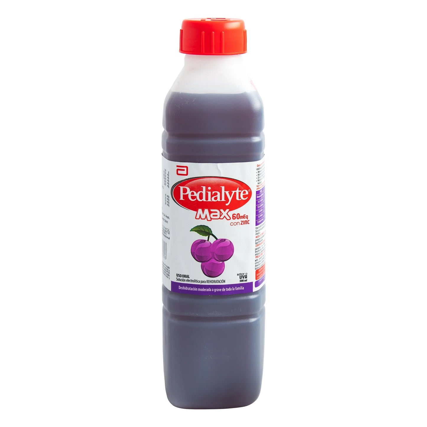 Pedialyte Con Zinc 60 Uva 500 ml