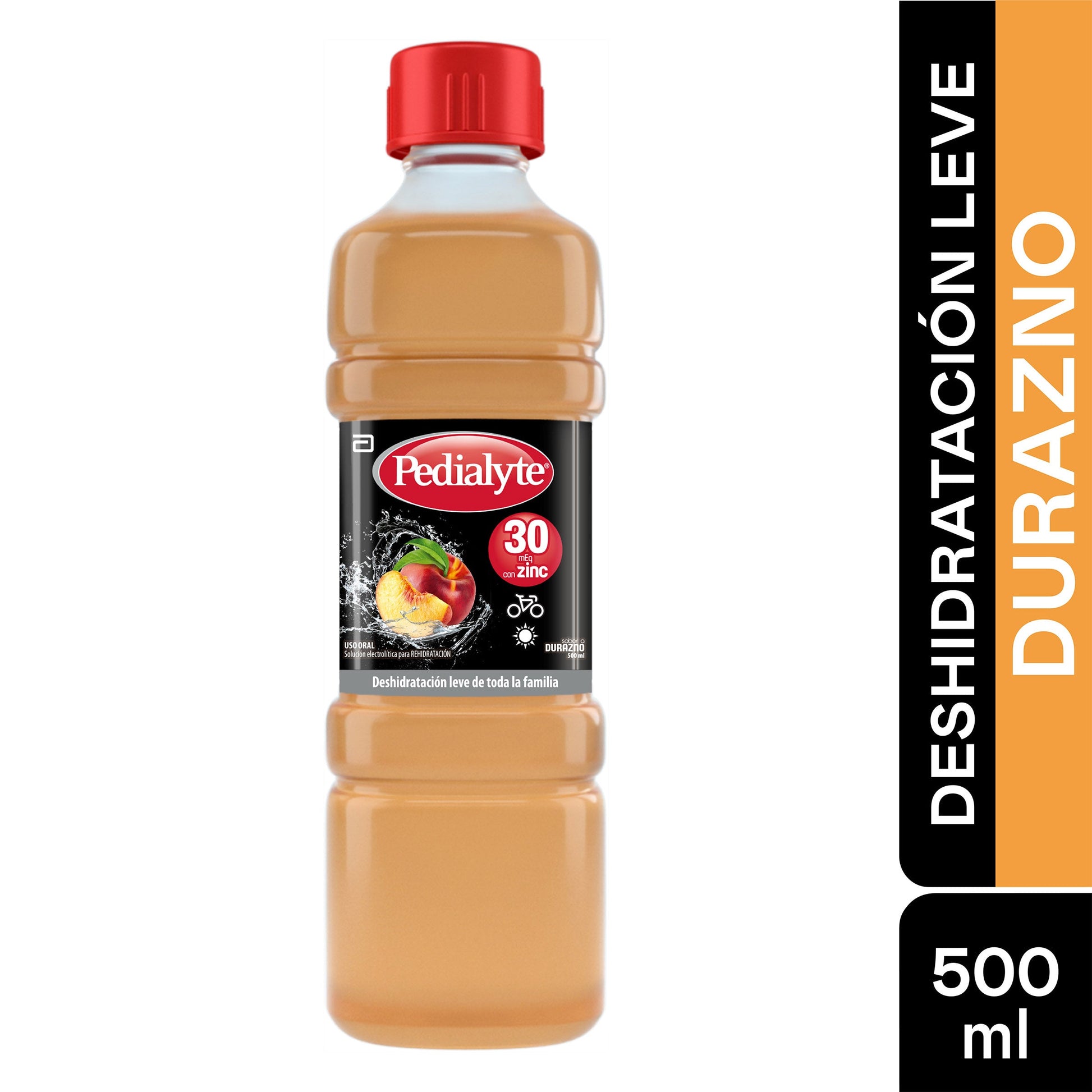 Pedialyte Con Zinc 30 Durazno 500 ml