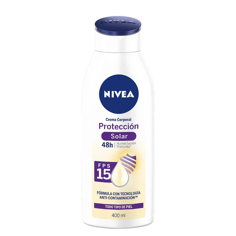 Crema.CORPORAL Nivea Pro.solar Fps15 400ml
