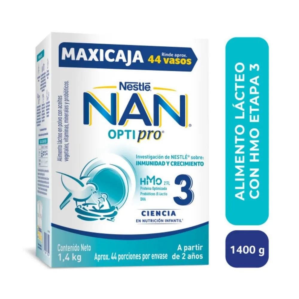 Nan Optipro Hmo 3 Maxicaja 1.4 Kg (pae)