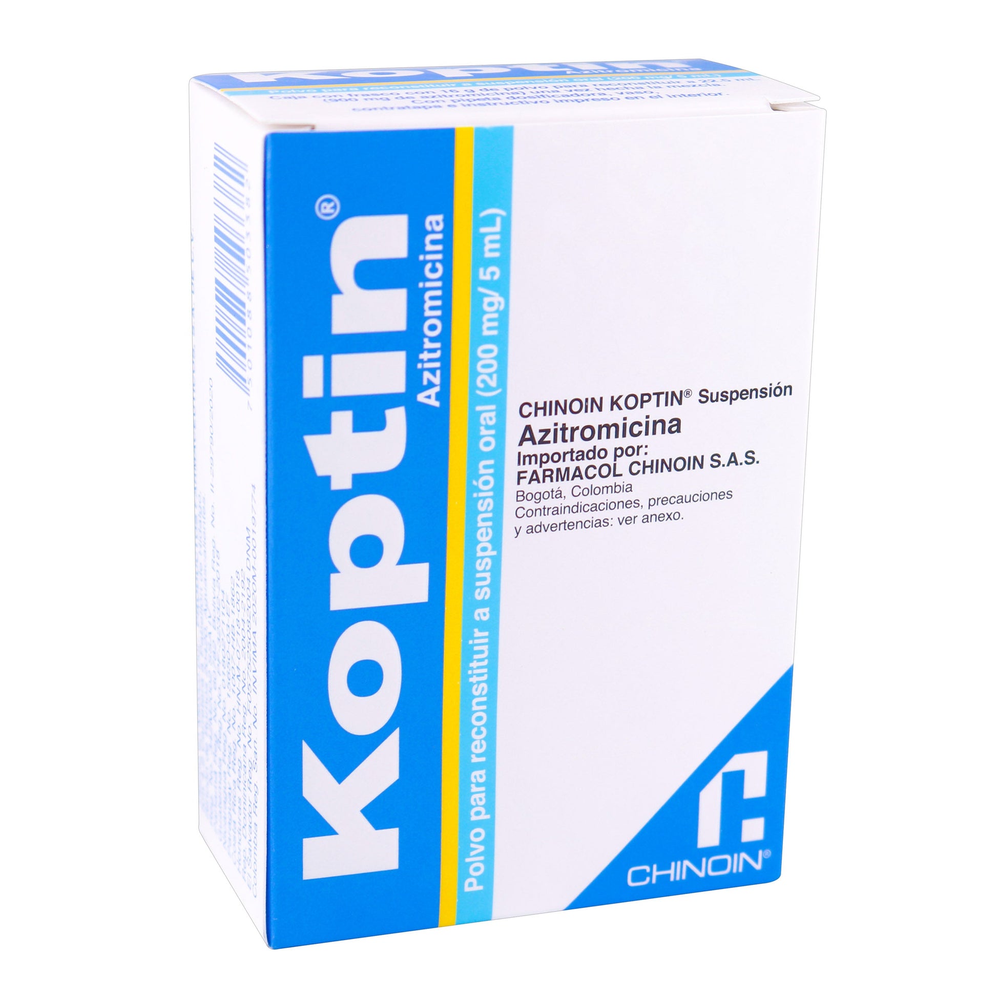 Koptin Suspensión 16 gr Azitromicina