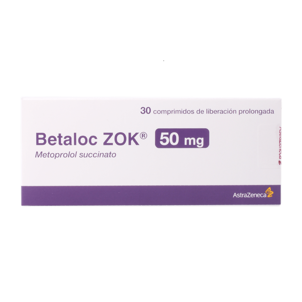 Betaloc Zok 50 mg 30 Tabletas (m)(pb)
