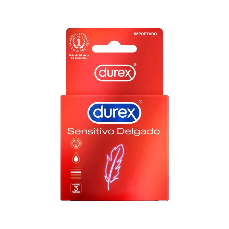 Preservativo.DUREX Sensitivo Delgado 6 Uds