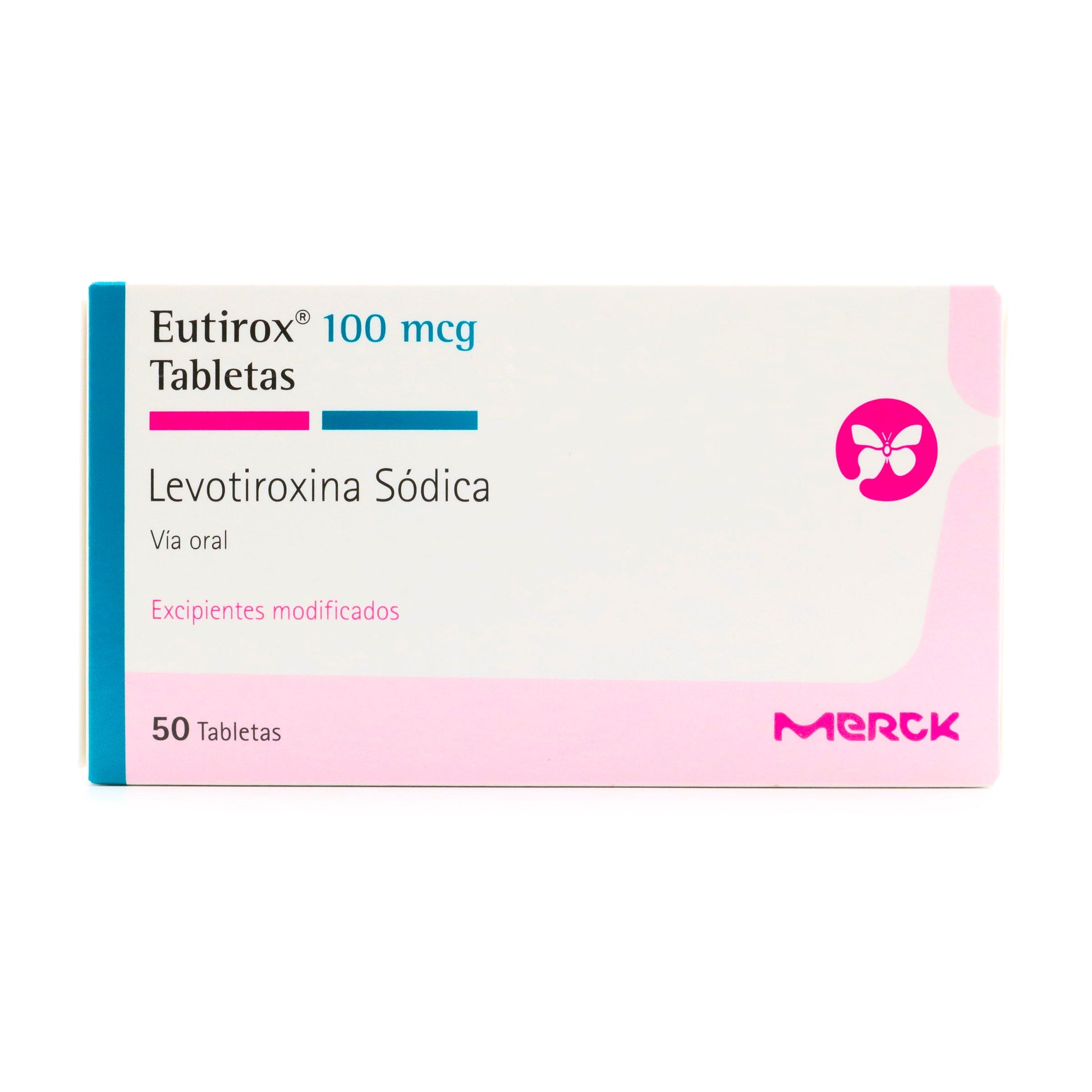 Eutirox 100 mcg 50 Tabletas