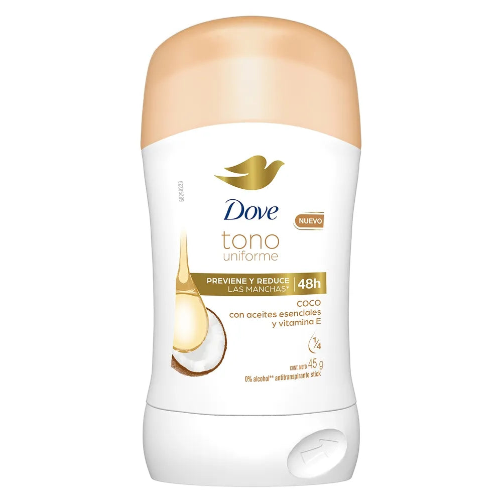 Desodorante dove Barra Coco Vitamina E 45 gr