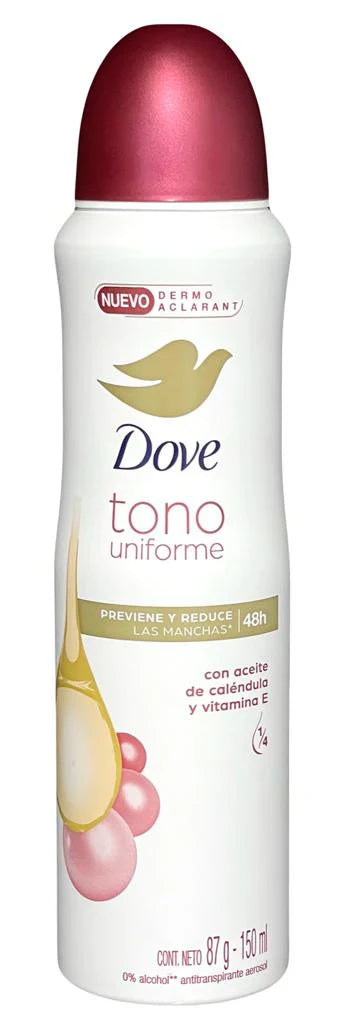 Desodorante dove Clin.spr.tono Unif.150ml M