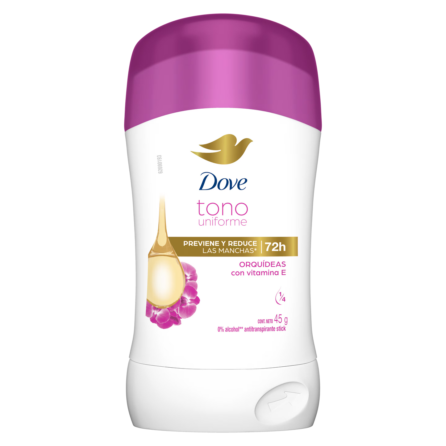 Desodorante   Dove Barra Tono Unif Orquidea 45gr M