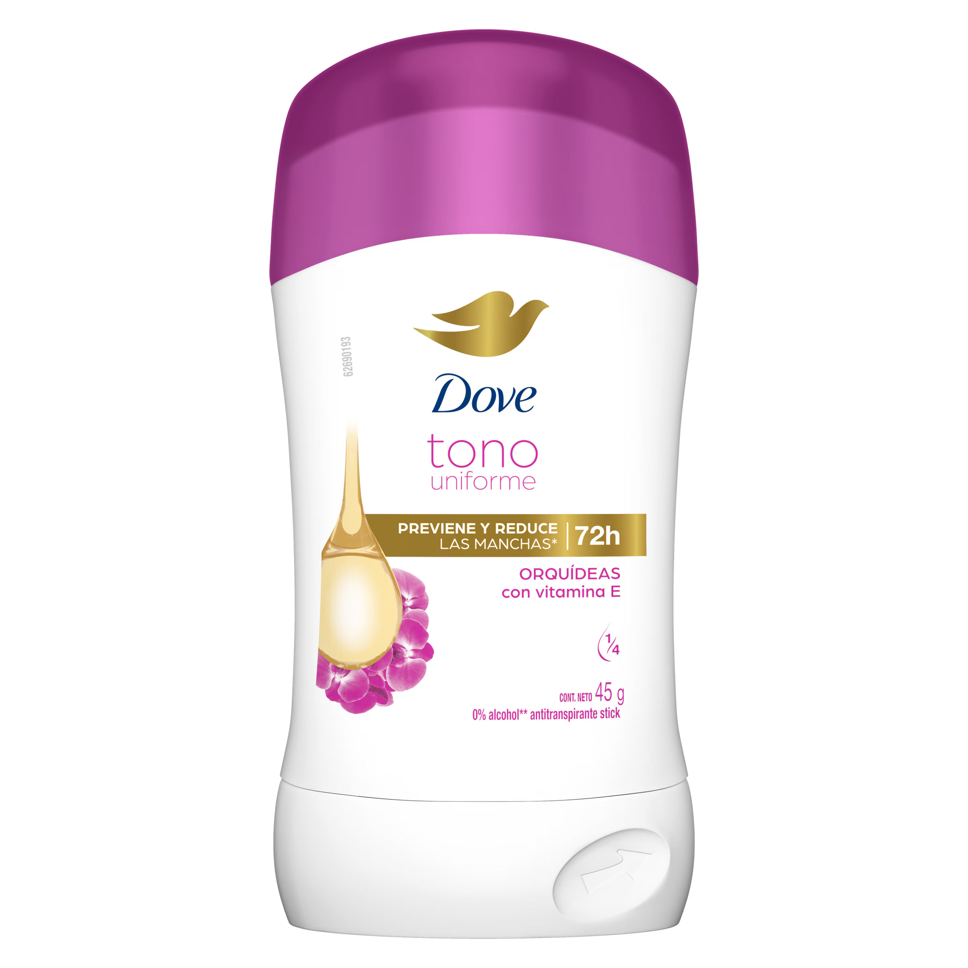 Desodorante   Dove Barra Tono Unif Orquidea 45gr M