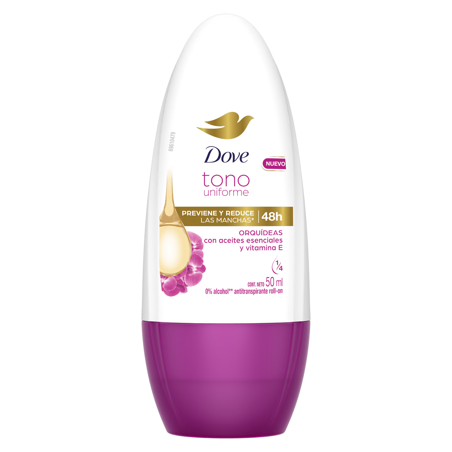 Desodorante   Dove Roll Tono Unif Orquideas 50ml M