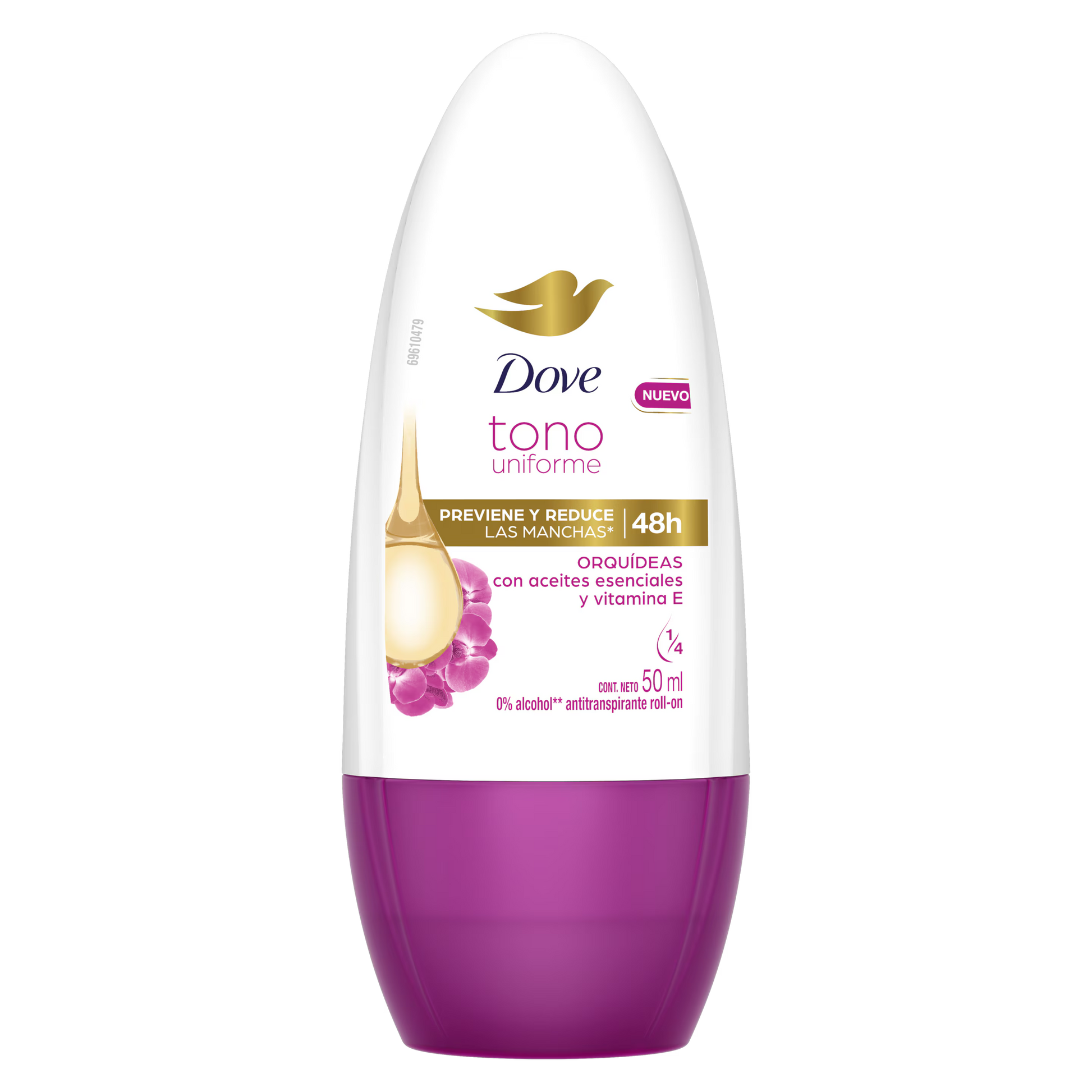 Desodorante   Dove Roll Tono Unif Orquideas 50ml M