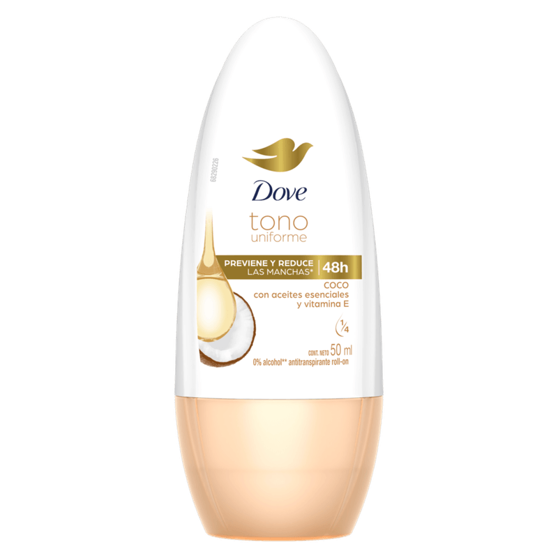 Desodorante dove Clinic Rolon Tono Unif 50 ml M