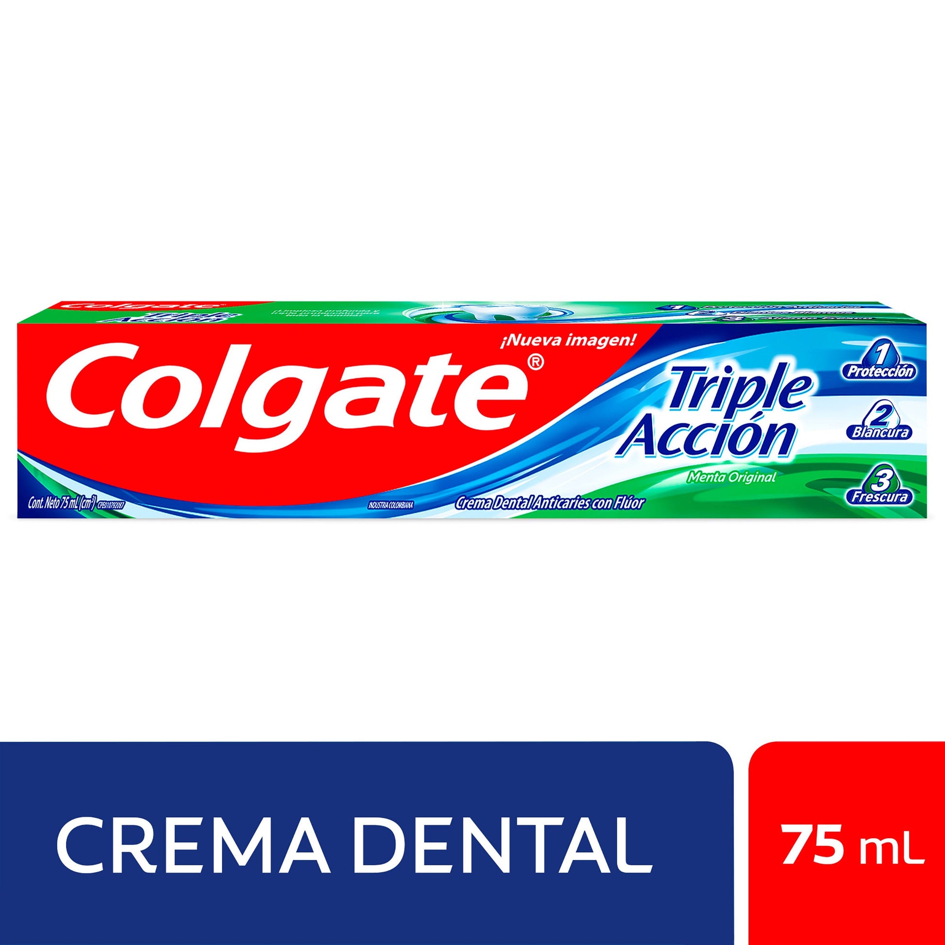Crema.DEN.COLGATE Triple Accion 75 gr