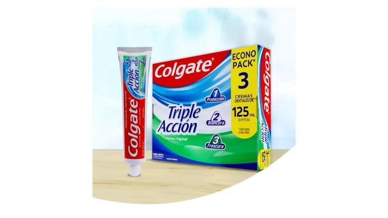 3 Crema.COLGATE Triple Acc.125 gr Eco.pack