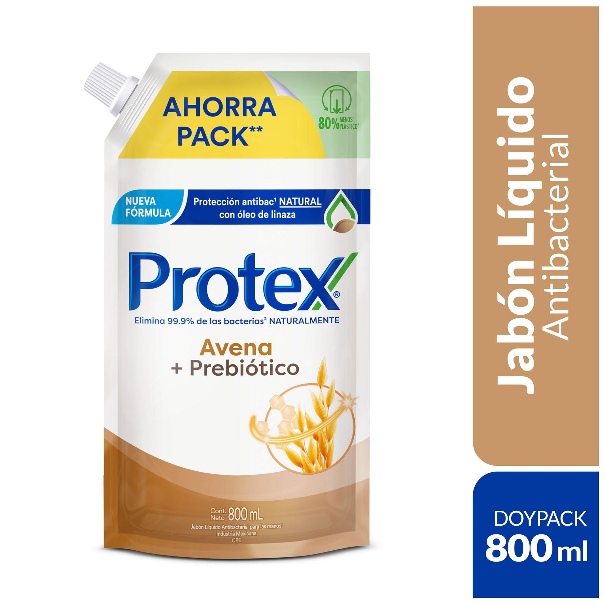 Jabón.PROTEX Avena 800 ml