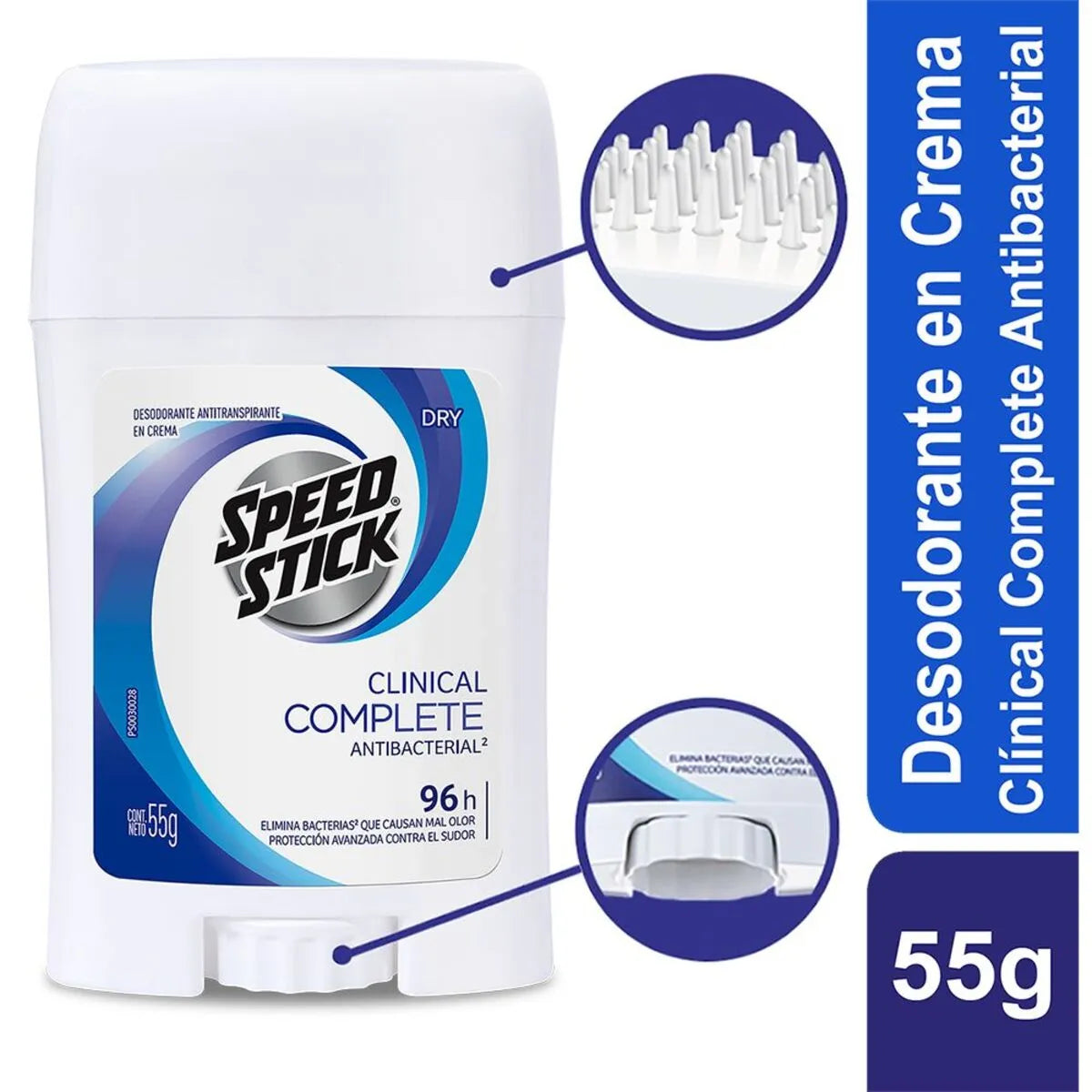 Desodorante speed Stick Clinical Crema 55 gr