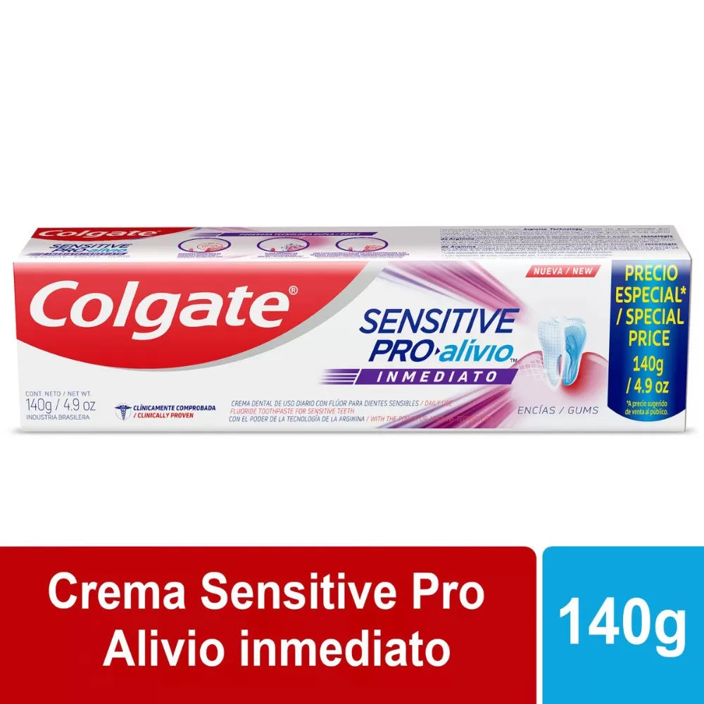 Crema.DEN.COLGATE Sens.pro Alivio140g/93ml