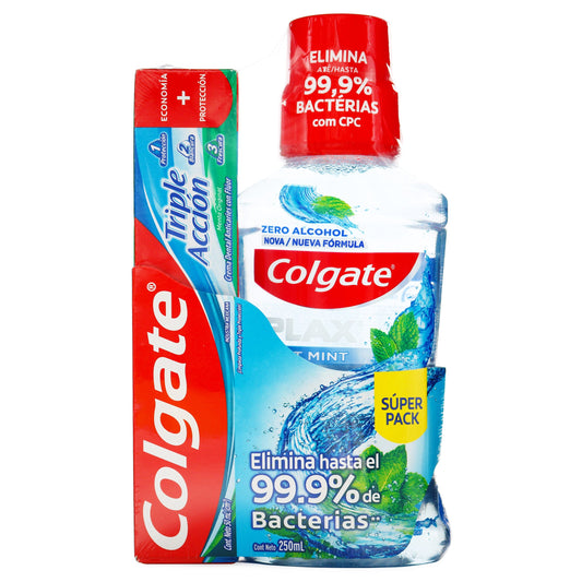 Enj.bucal Colgate Plax 250ml+cre 50ml S.