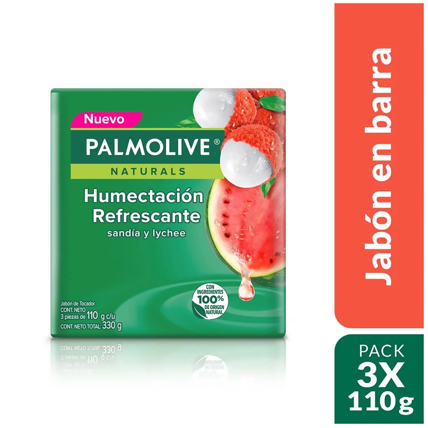 3 Jabón.PALMOLIVE Sandia Y Lychee 110 gr