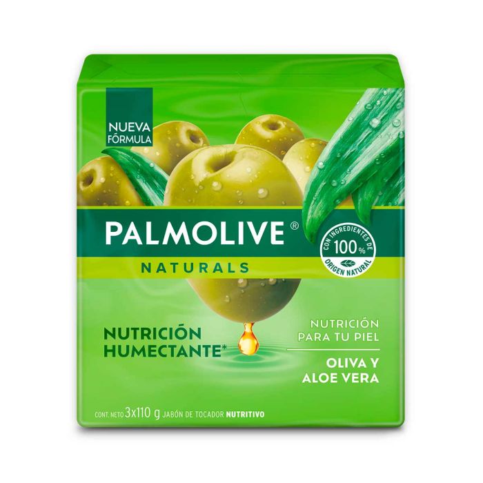 3 Jabón.PALMOLIVE Oliva Y Aole Vera 110 gr