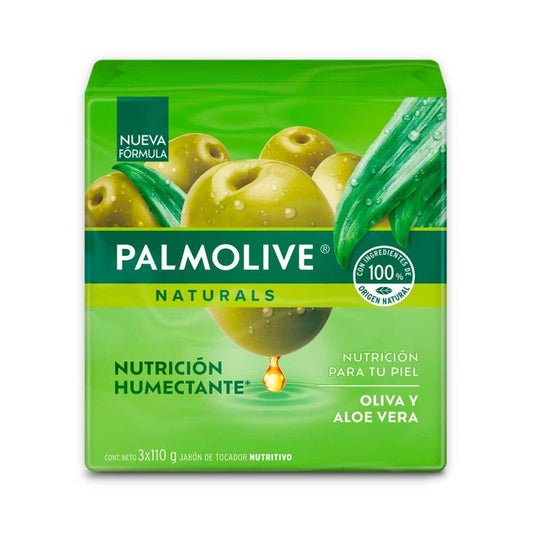 3 Jabón.PALMOLIVE Oliva Y Aole Vera 110 gr
