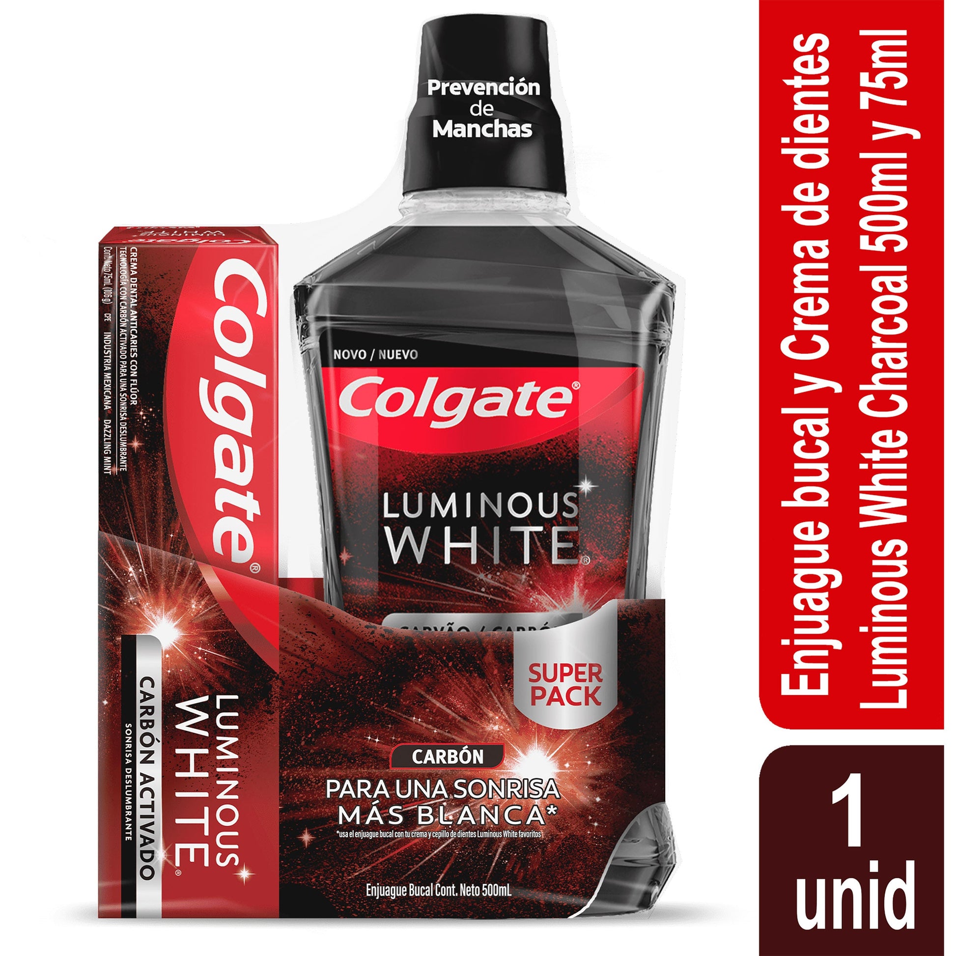 Enj.colgate L.carb.500ml+cre.l.carb.75ml