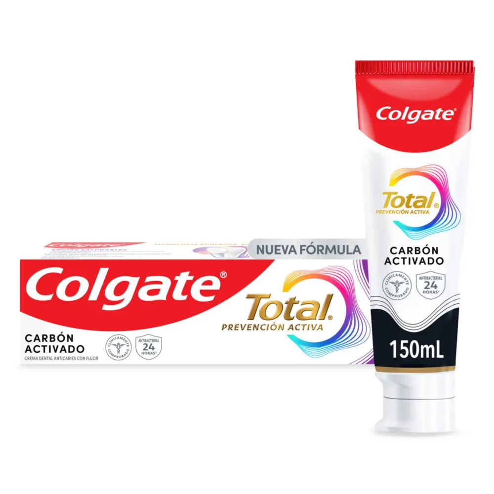 Crema.COLGATE Total 12 Carb.activado 150ml