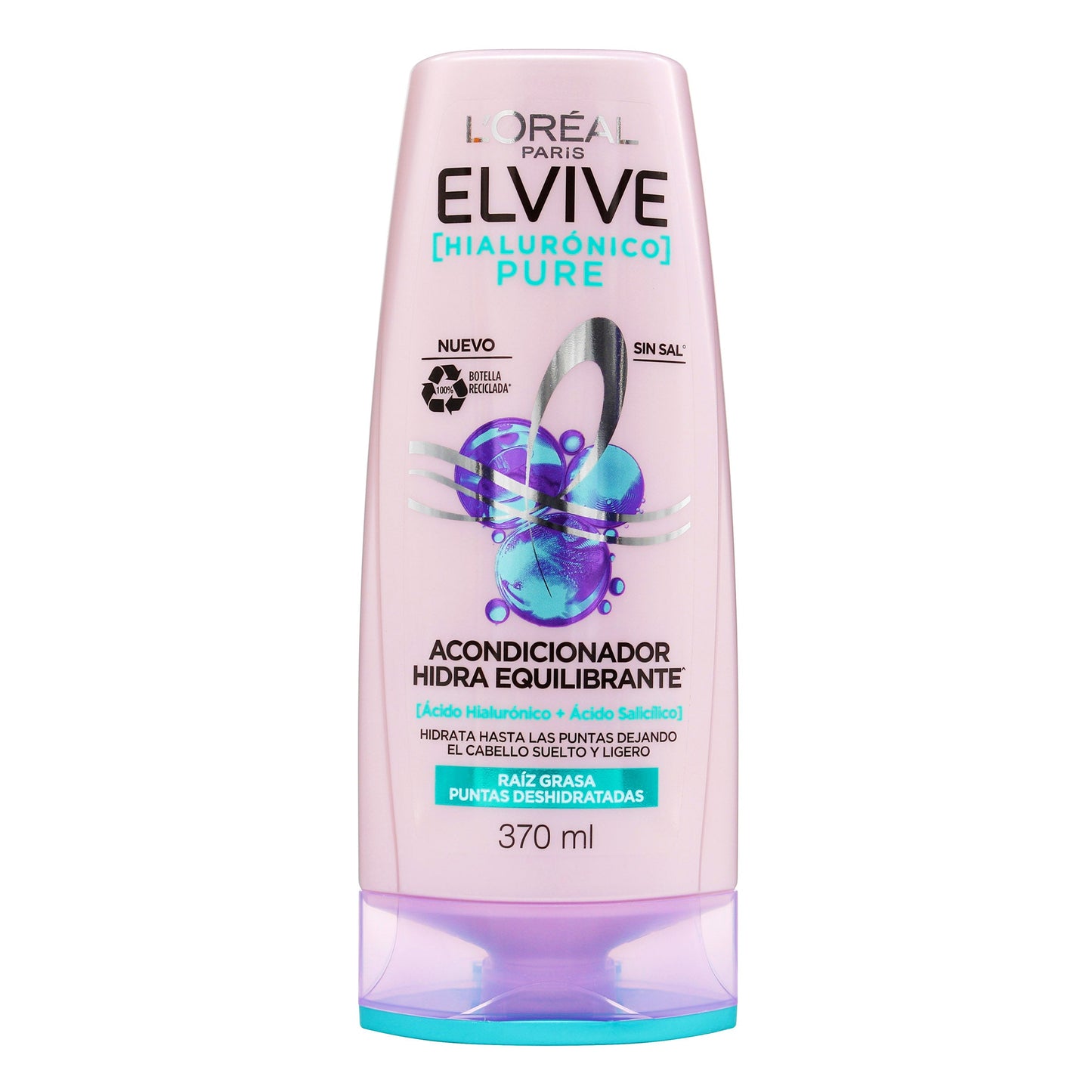 Acondicionador.ELVIVE Hidratante Hialuron.pure 370 ml