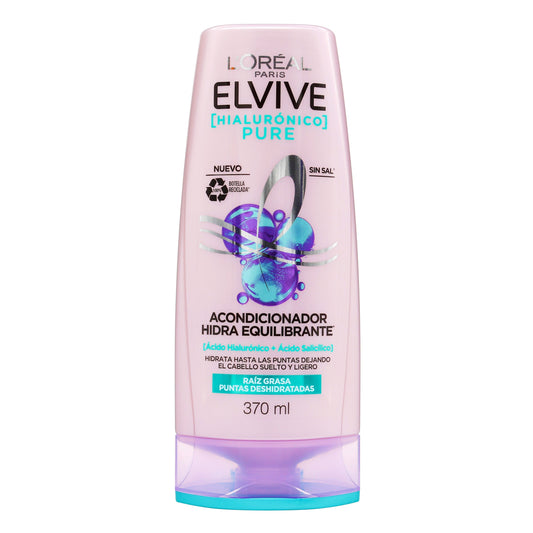 Acondicionador.ELVIVE Hidratante Hialuron.pure 370 ml
