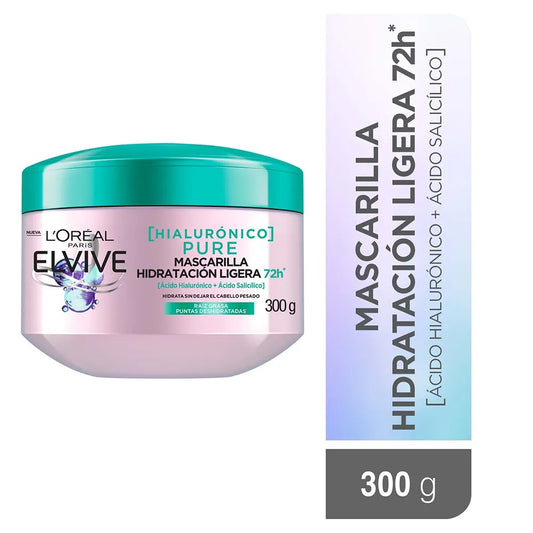 Mascarilla Elvive Hidratante Hialur.pure 300g