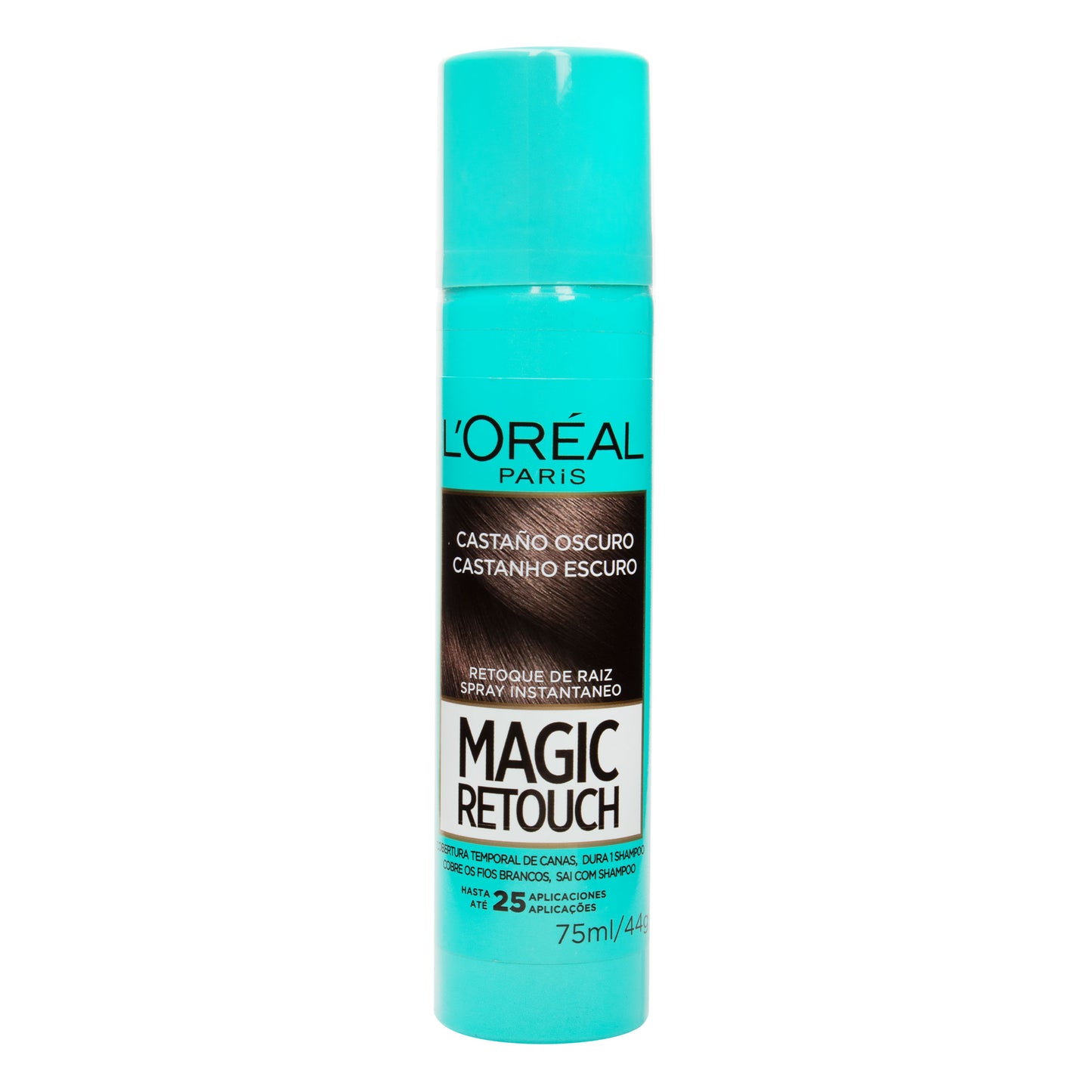 Magic Retouch Spray Castaño Oscuro 75 ML