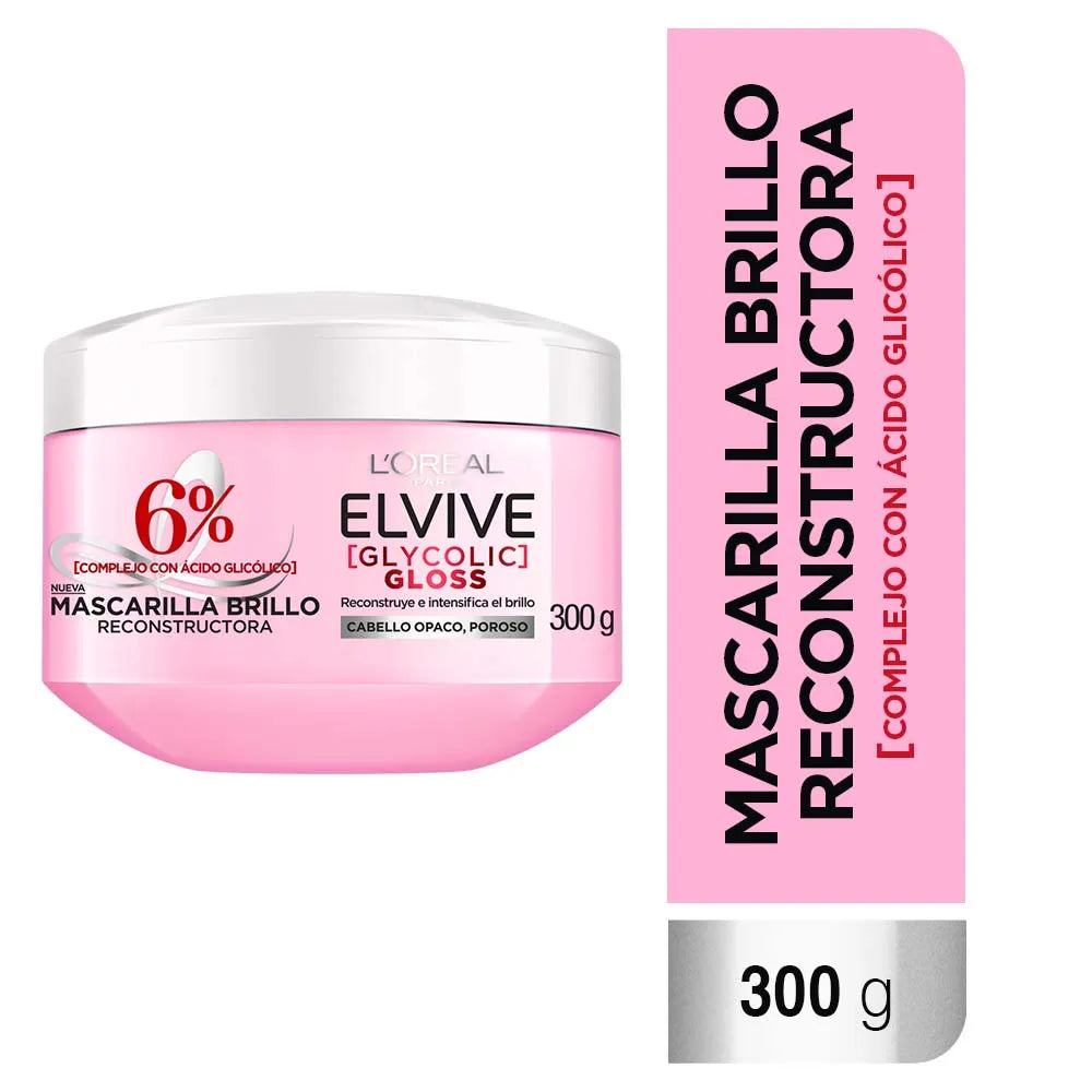 Tratamiento Elvive gLYCOLIC gLOSS 300 gr