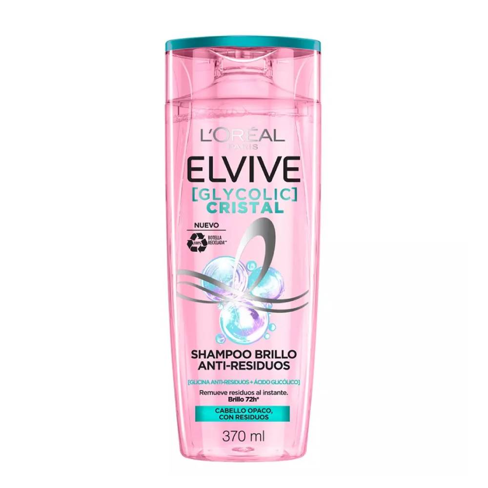 Champu Elvive Glycolic Crystal 370 ML
