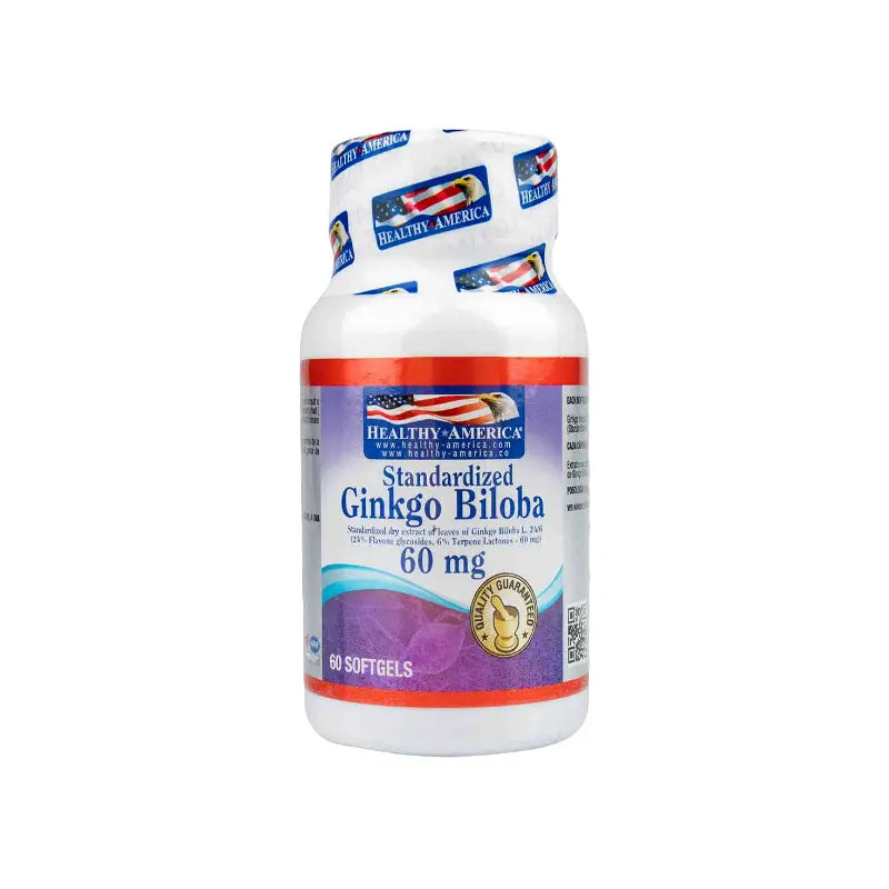 gINKGO Biloba Healthy 60 mg 60 Softgels