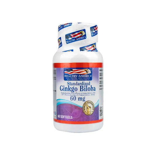 gINKGO Biloba Healthy 60 mg 60 Softgels