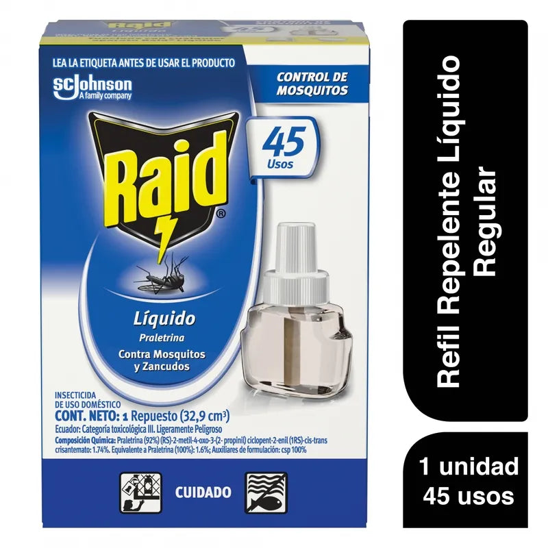 Raid 45 Noches Repuesto Liquido