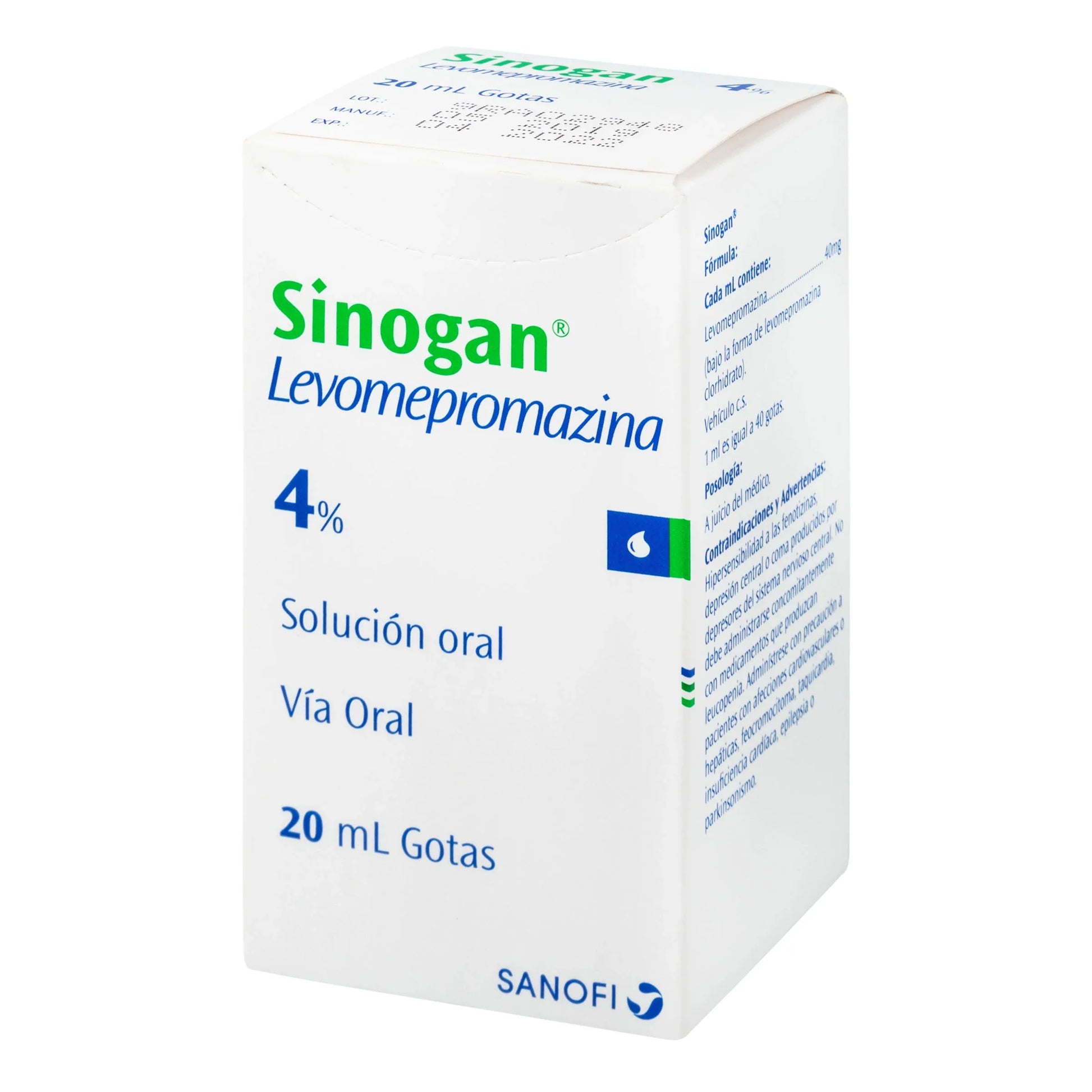 Sinogan 4% Gotas 20 ml
