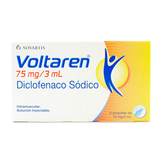 Voltaren 75 mg X 5 Ampollas
