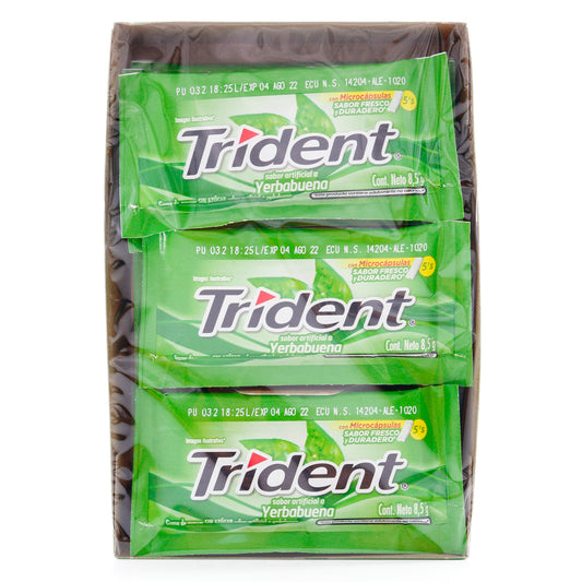 Trident 5s Yerbabpos Display 18 Ud 8.5g