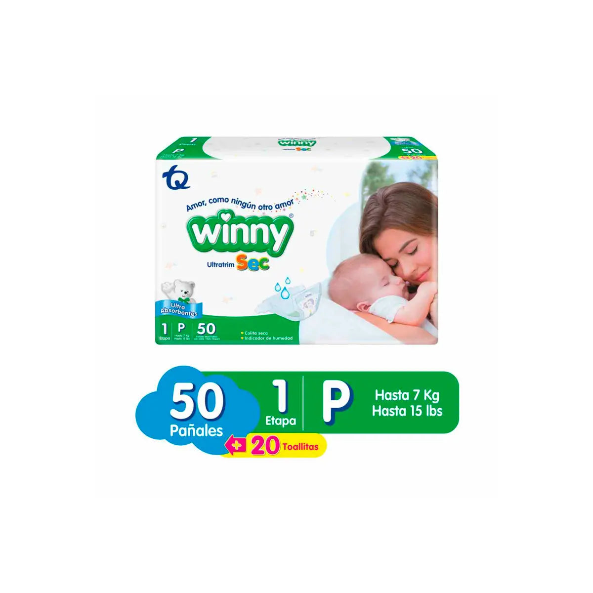 Winny Sec Et 1 Bolsa 50+ Paq ToallaX 20 N