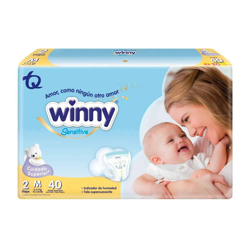 Pañ Winny Sensitive Et2+Toax20Av X 40 Pan