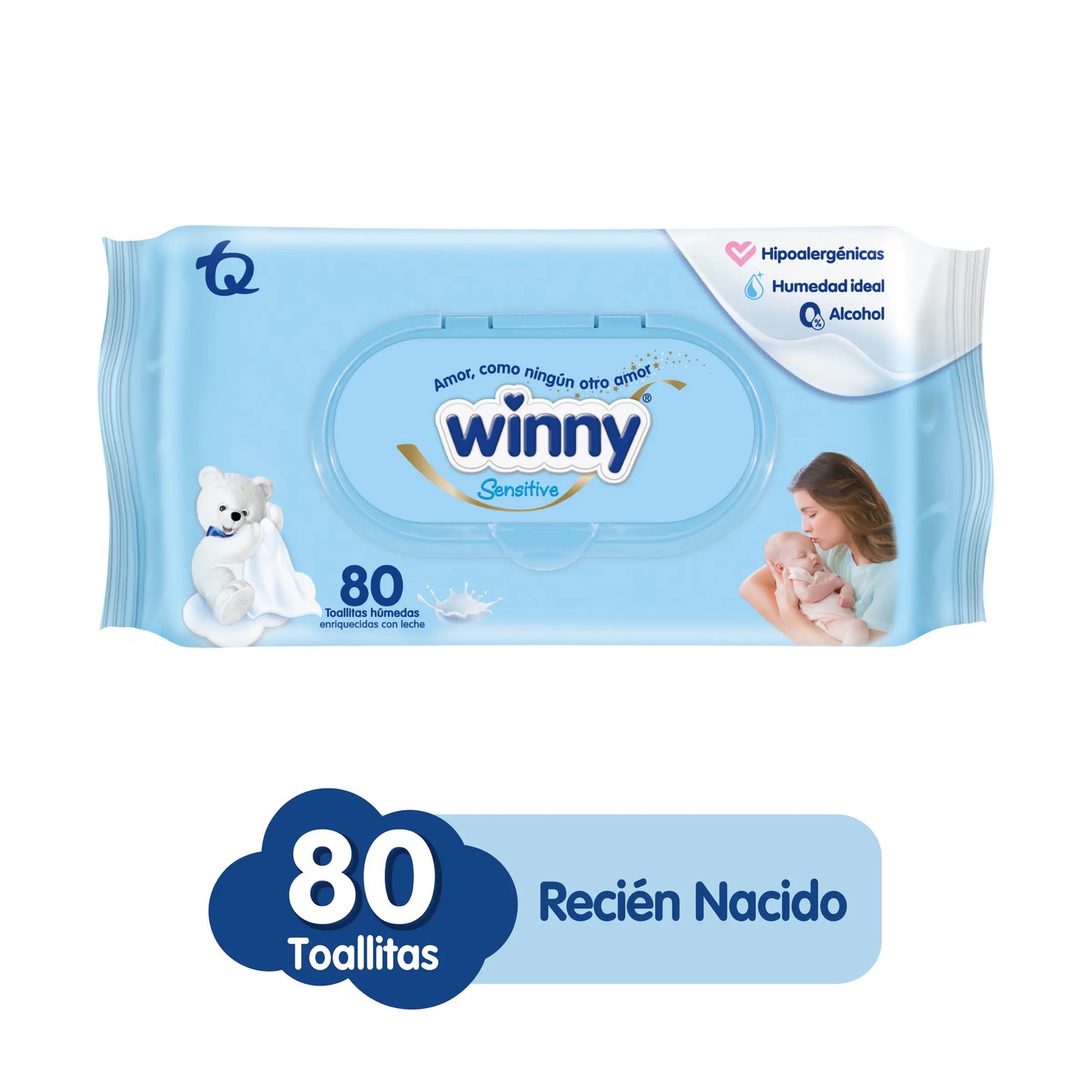 Toallitas Winny Rn Sensitive X 80