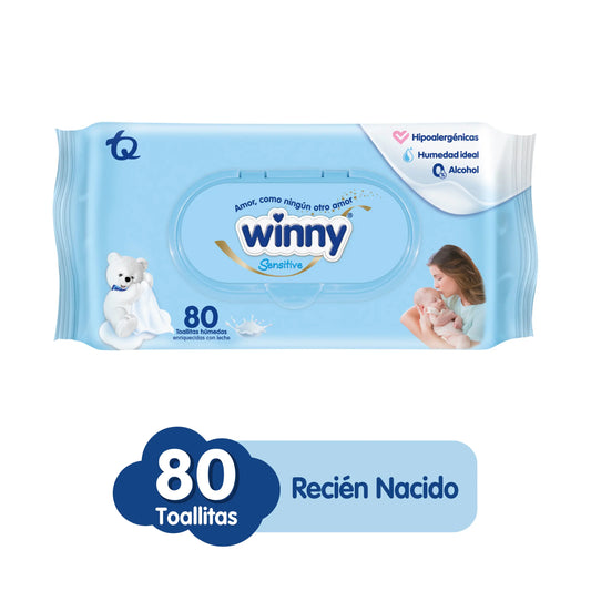 Toallitas Winny Rn Sensitive X 80
